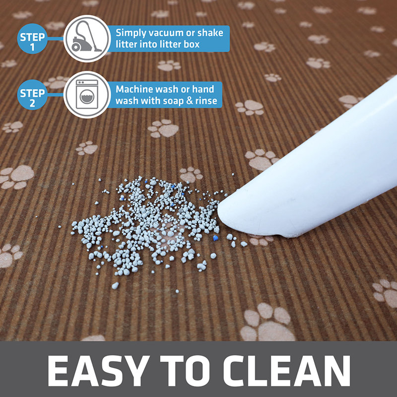 Drymate XL Cat Litter Mat for Litter Box, Reduces Litter Tracking